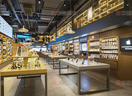 蘇寧店零售業(yè)展示柜設(shè)計定做