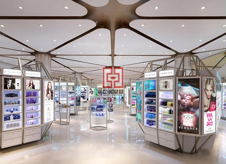 泰國美妝集合店展柜定制中強展柜