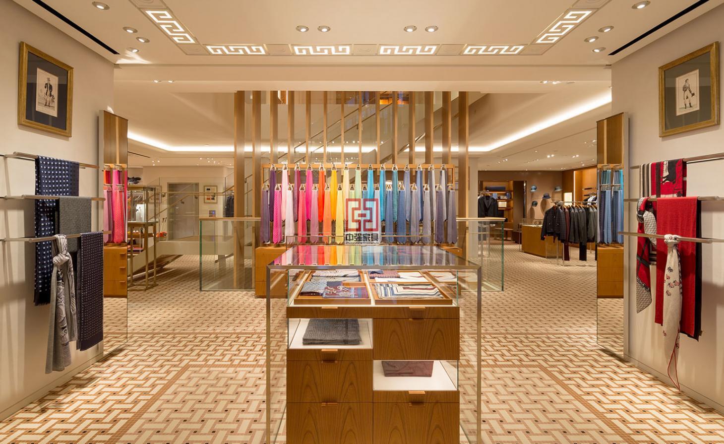 香港愛馬仕奢侈品展柜定制中強(qiáng)展柜