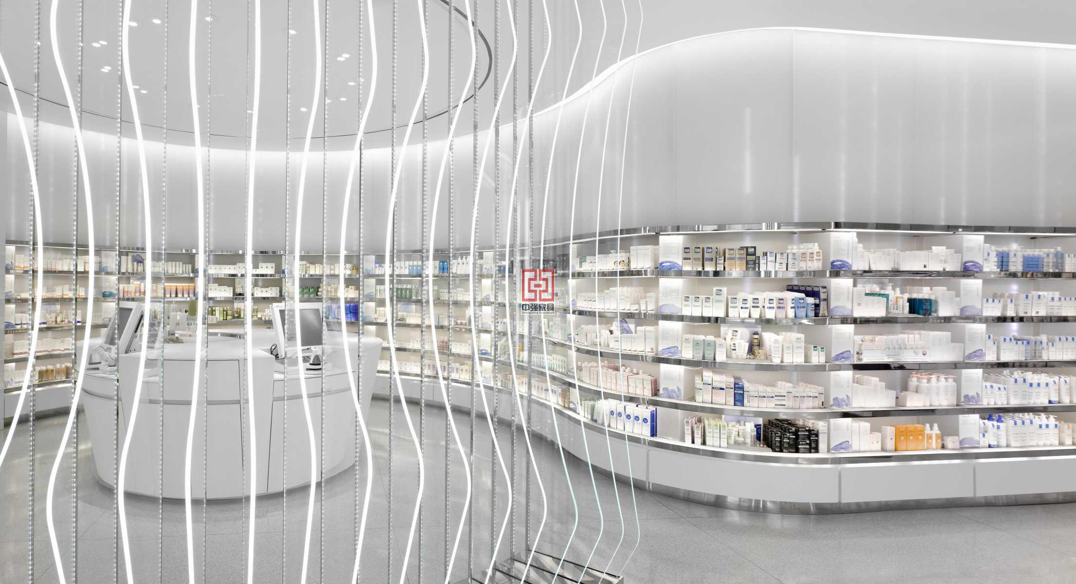 化妝品展柜定制-南京中強展柜廠